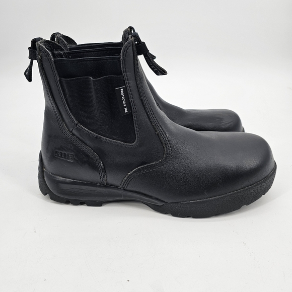 5.11 Company 3.0 Boot Steel Toe Black Pull On Leather Boot Mens Size 9.5 - Picture 2 of 8